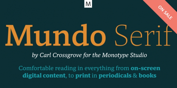 Mundo Serif font preview