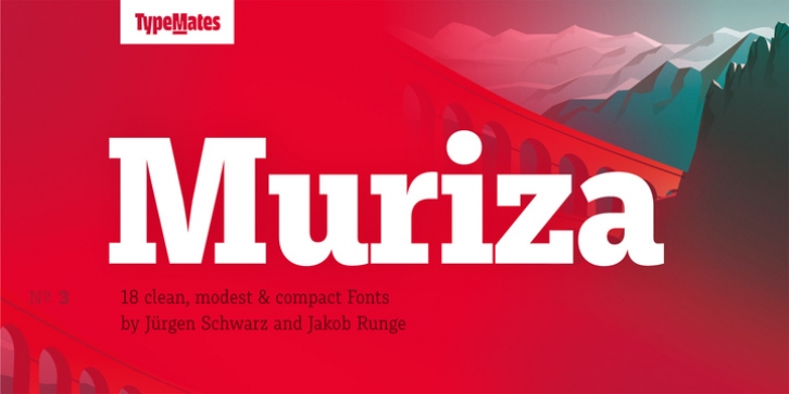 Muriza font preview