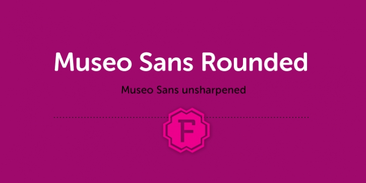 Museo Sans Rounded font preview