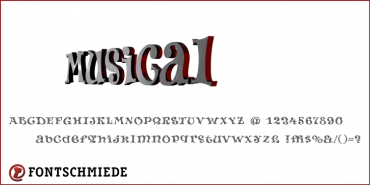 Musical + font preview