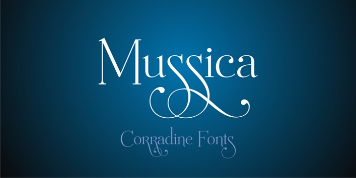 Mussica font preview