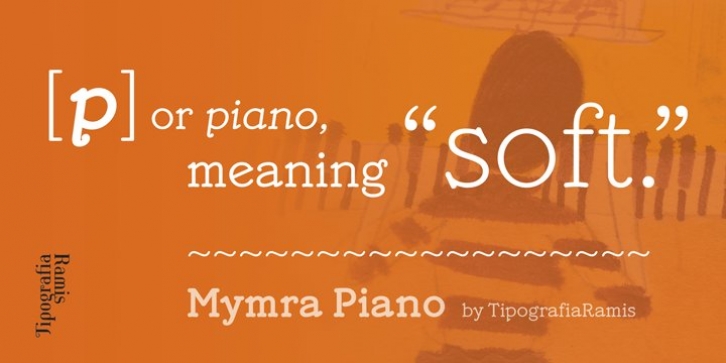 Mymra Piano font preview