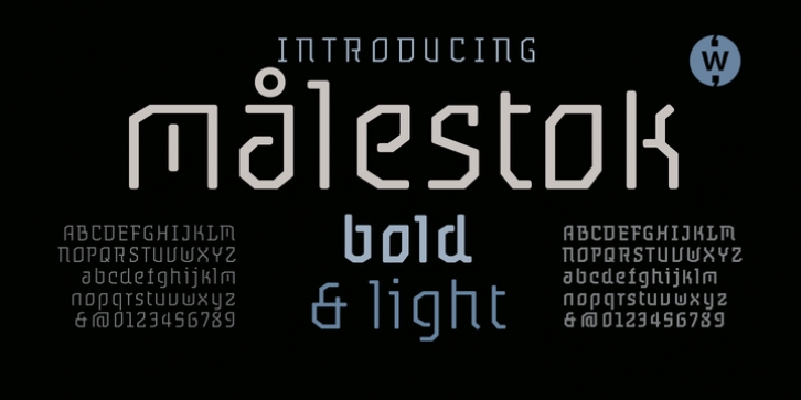 Målestok font preview