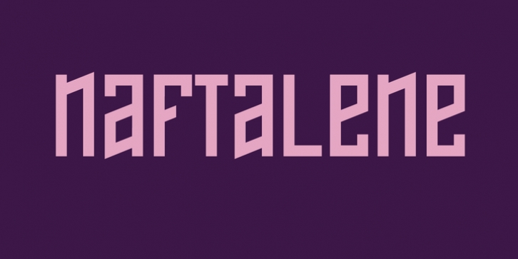 Naftalene font preview