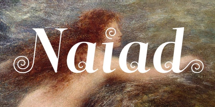 Naiad font preview