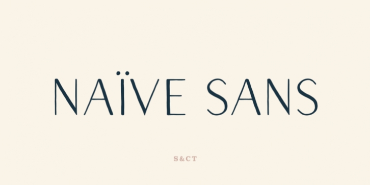 Naive Sans font preview