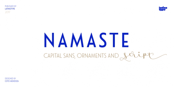 Namaste font preview