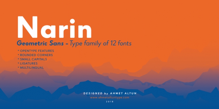 Narin font preview