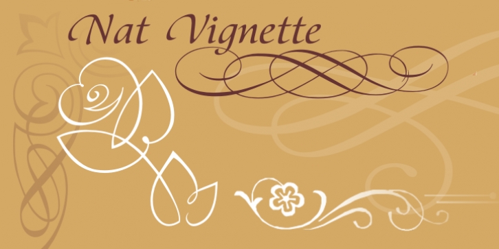 Nat Vignette font preview