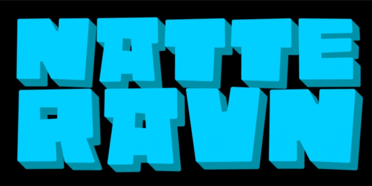 Natteravn font preview