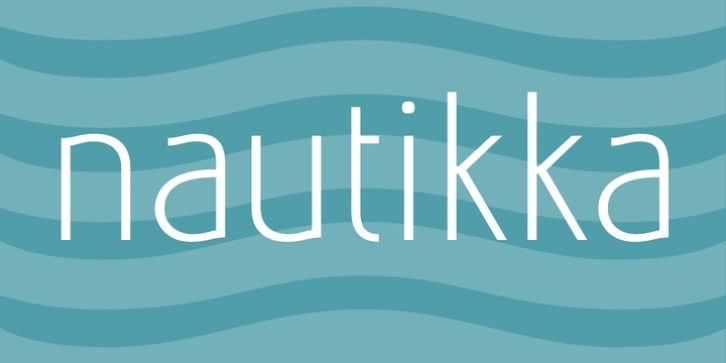 Nautikka font preview