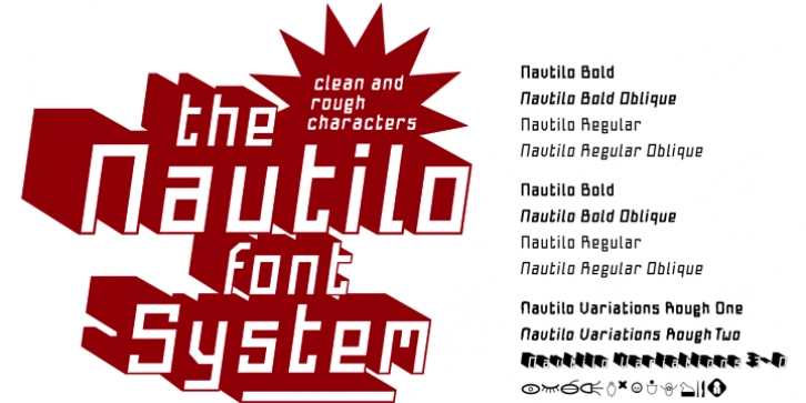 Nautilo Font System font preview