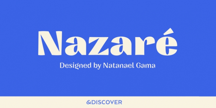 Nazare font preview