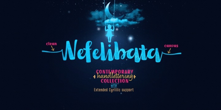 Nefelibata font preview