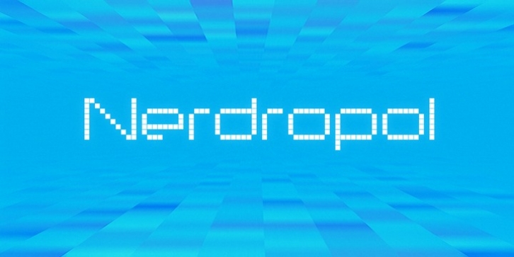 Nerdropol font preview