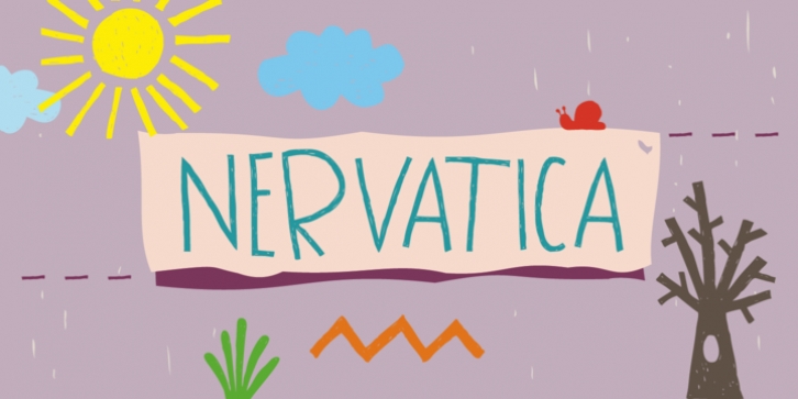 Nervatica font preview