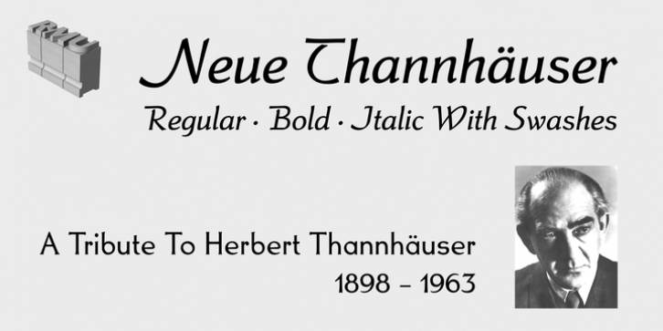 Neue Thannhaeuser font preview