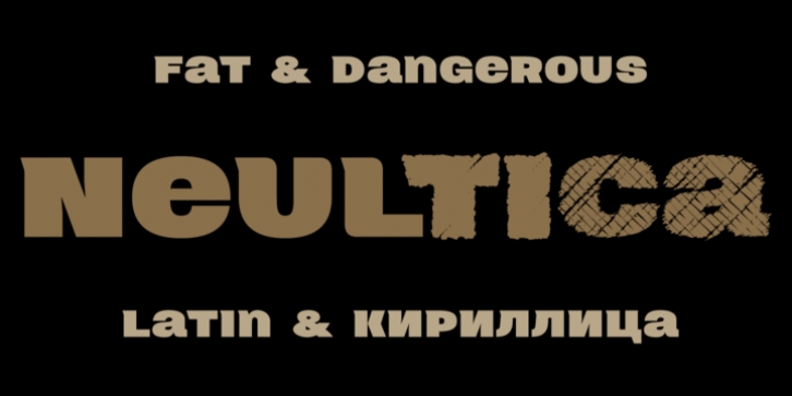 Neultica 4F font preview