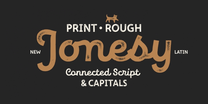 New Jonesy Latin font preview