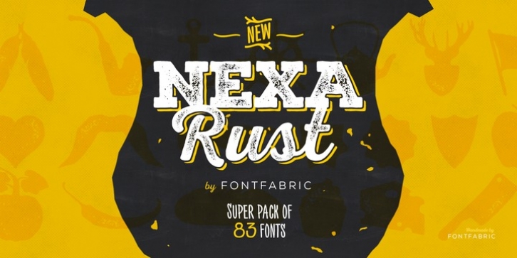 Nexa Rust font preview
