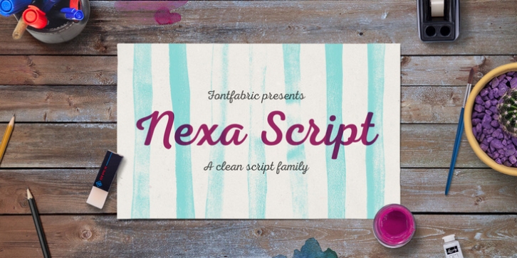 Nexa Script font preview