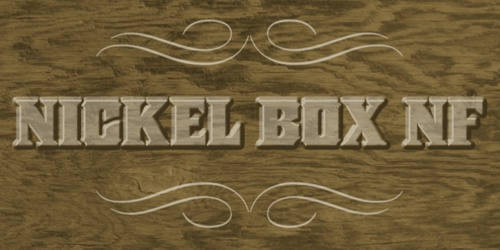 Nickel Box NF font preview