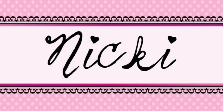Nicki font preview