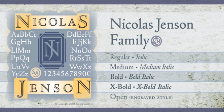 Nicolas Jenson SG font preview