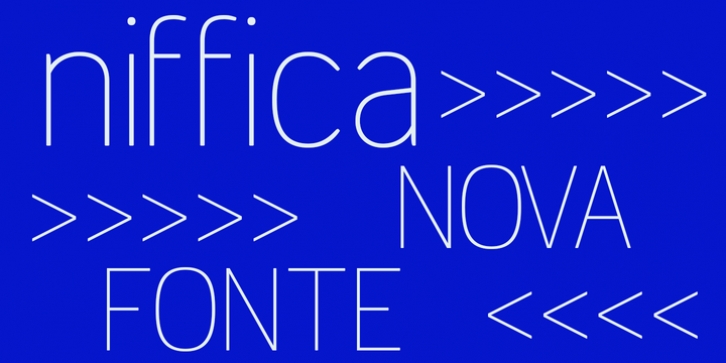 Niffica font preview