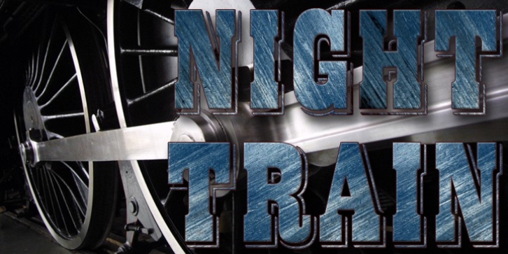 Night Train font preview