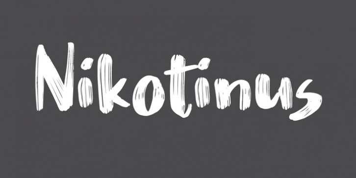 Nikotinus font preview