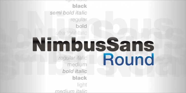 Nimbus Sans Round font preview