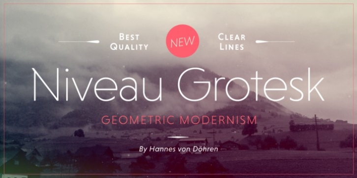 Niveau Grotesk font preview