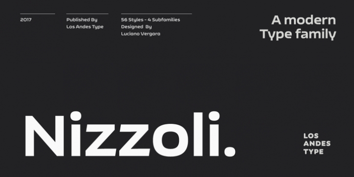 Nizzoli font preview