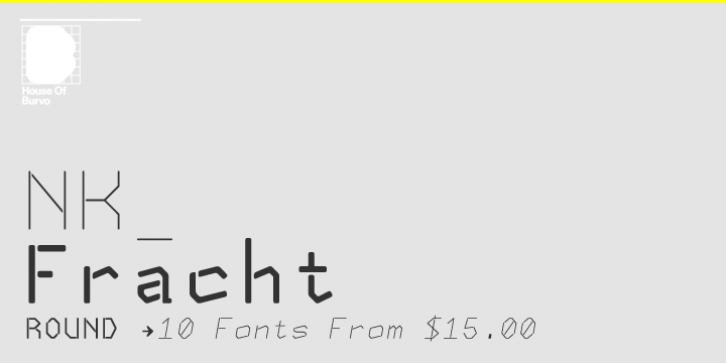 NK Fracht Round font preview