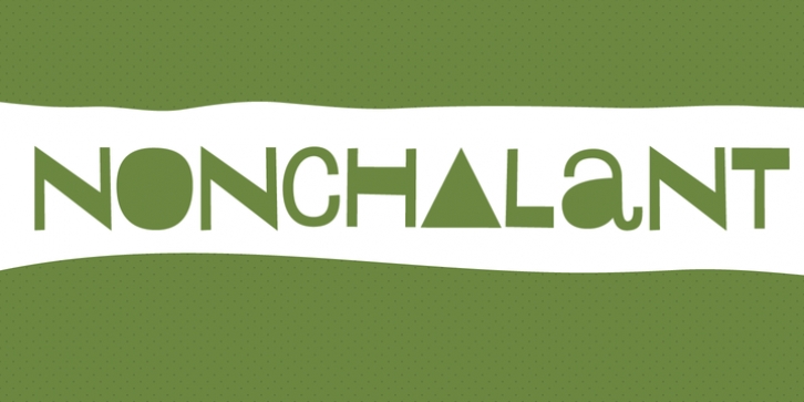 Nonchalant font preview