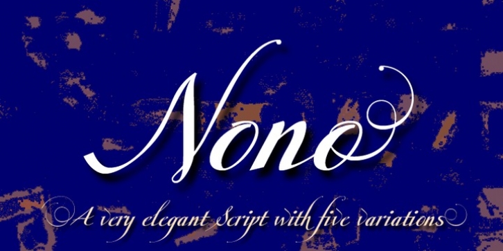 Nono font preview