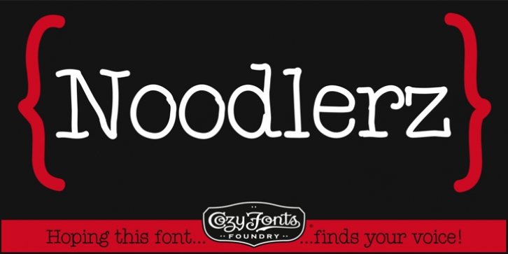 Noodlerz font preview