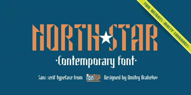 North Star font preview
