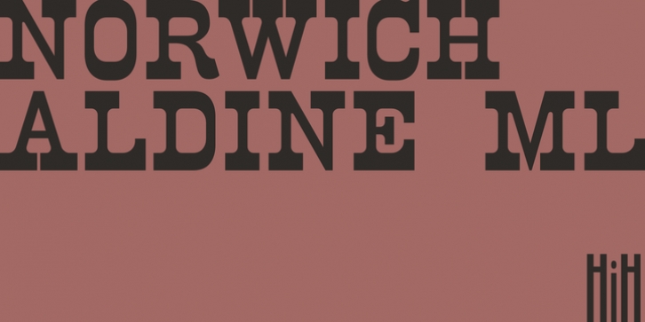 Norwich Aldine ML font preview