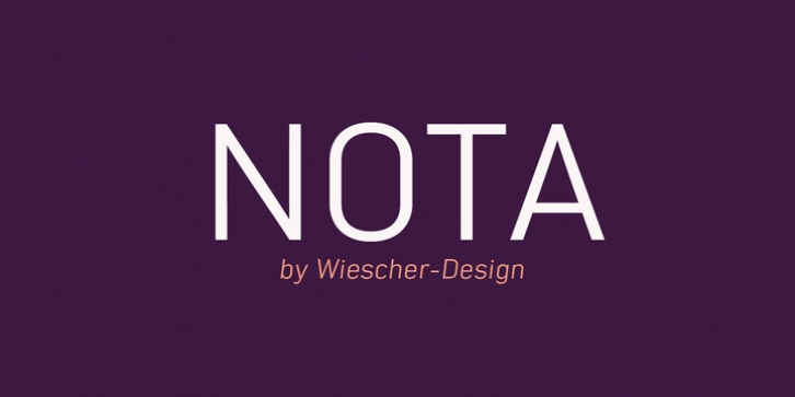 Nota font preview