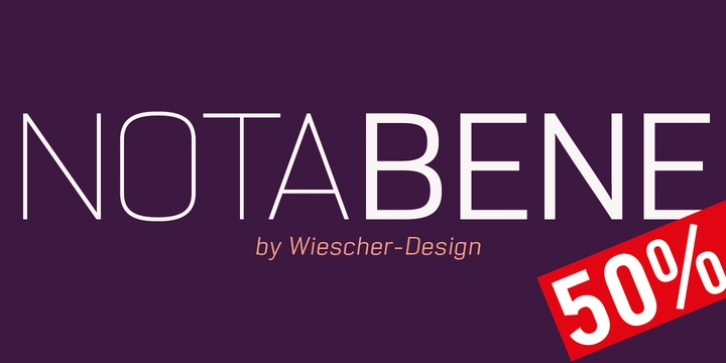 NotaBene font preview