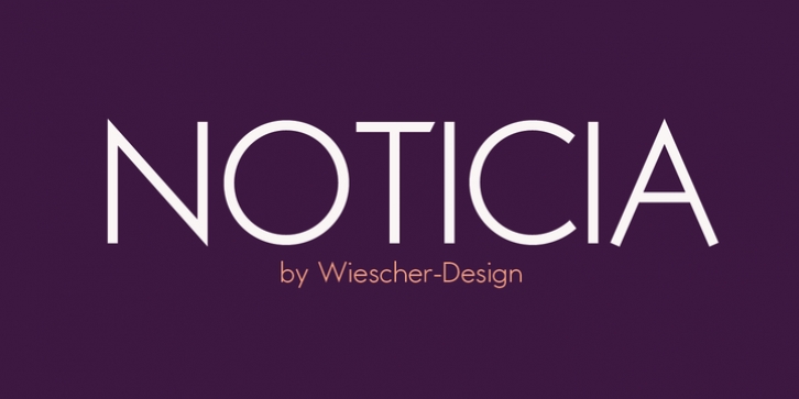 Noticia font preview