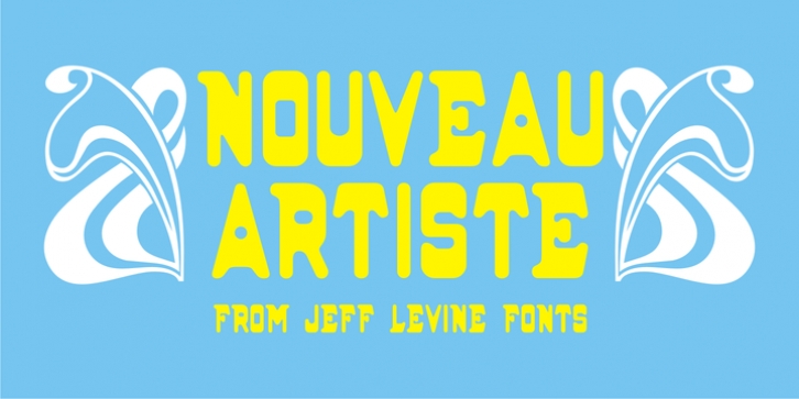 Nouveau Artiste JNL font preview