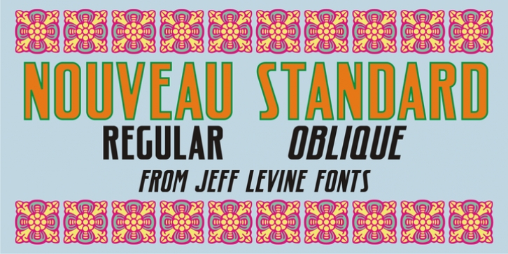 Nouveau Standard JNL font preview