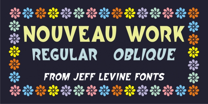 Nouveau Work JNL font preview