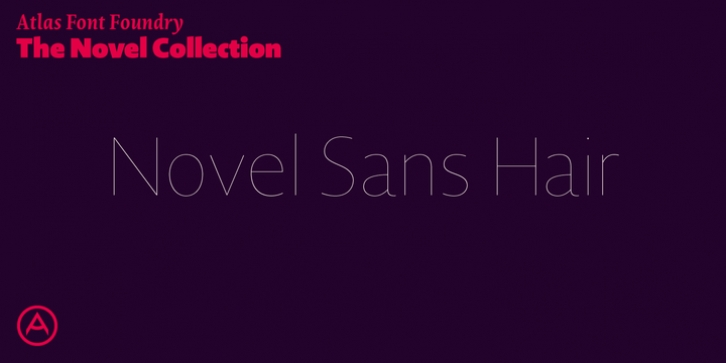 Novel Sans Hair Pro font preview