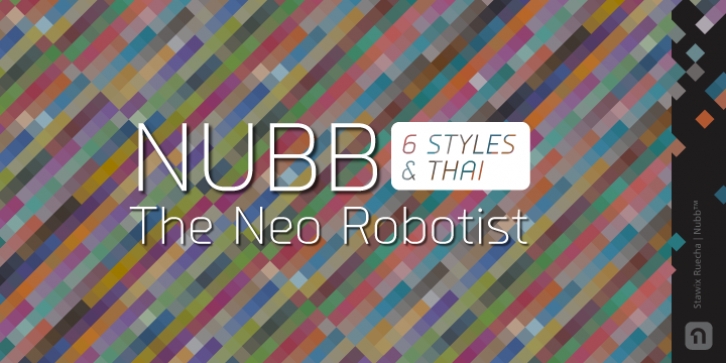 Nubb font preview