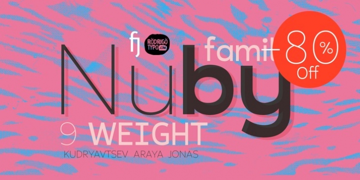 Nuby font preview