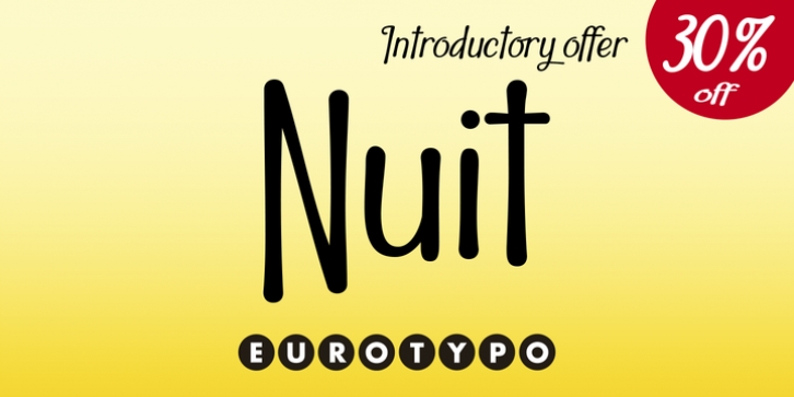 Nuit font preview